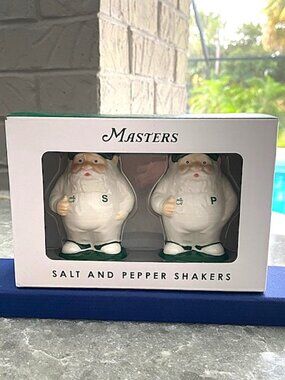 Masters 2026 Gnome Caddie Salt and Pepper Shakers Collectible Gift Set Keepsake
